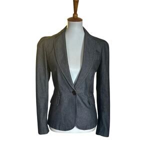 Marc Jacobs Fitted Blazer/Jacket Dark Denim , Size 6 MINT.